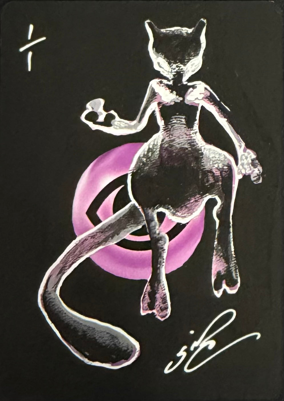 Mewtwo Blacked Out - Nicolas Smith