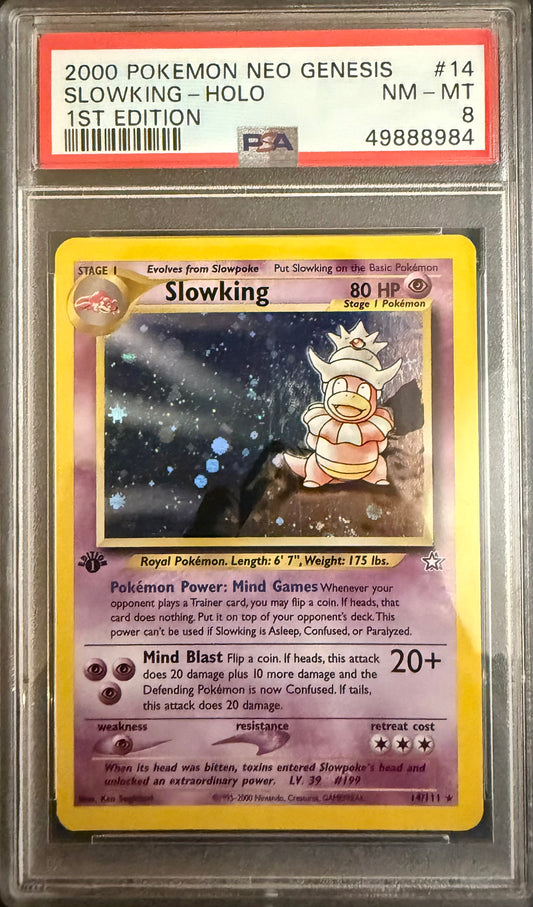 Slowking 1st Ed. PSA 8