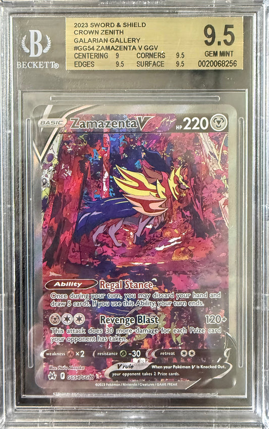 Zamazenta V GGUR 2023 Pokemon BGS 9.5