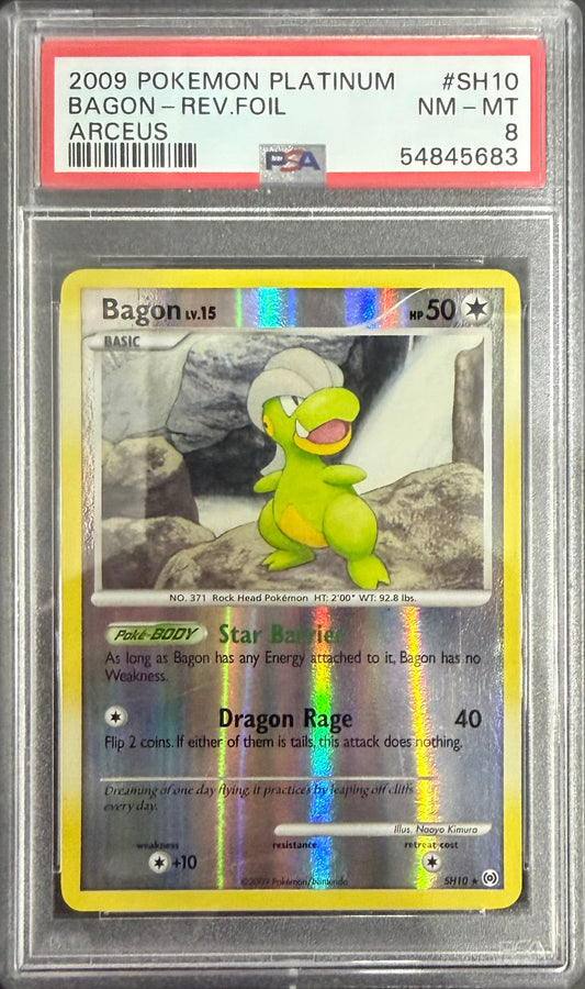 Bagon Revserse Foil Shiny PSA 8 PSA 10