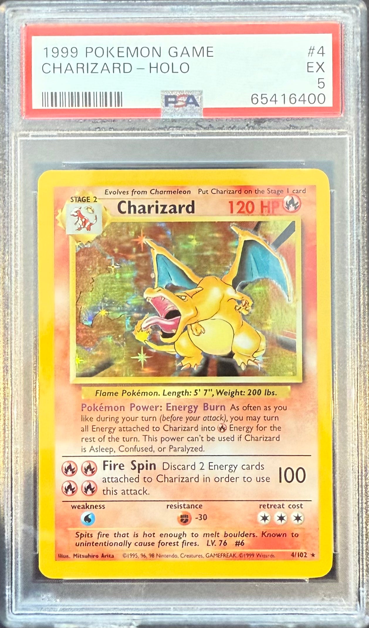Charizard Base Set PSA 5