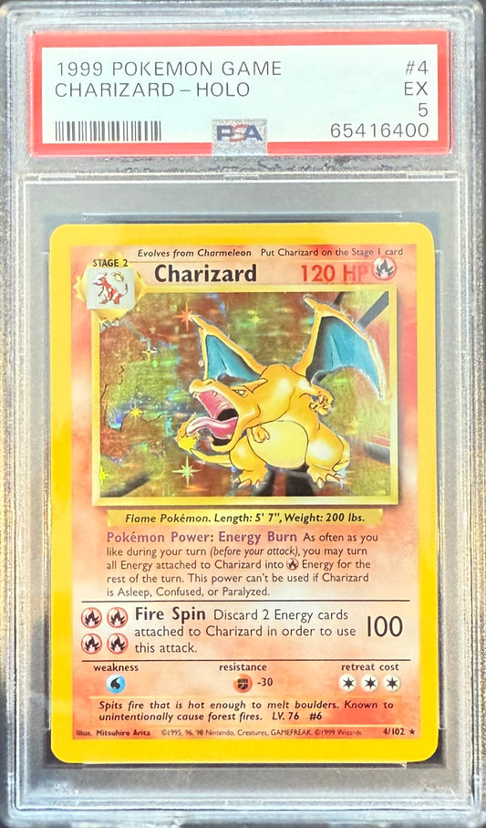Charizard Base Set PSA 5