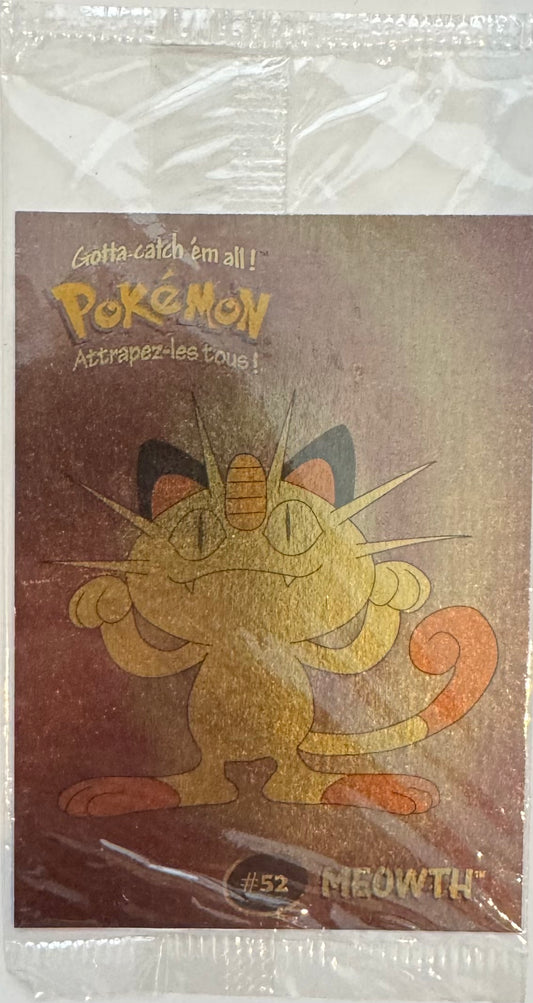 Meowth Stadium Gold Foil - SEALED