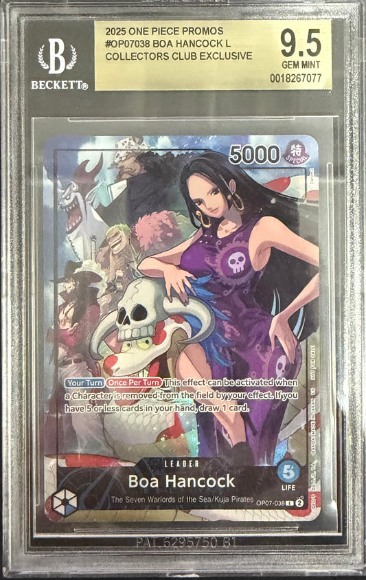 2025 One Piece Promo Psa Magazine Exclusive Boa Hancock #OP07038 BGS 9.5