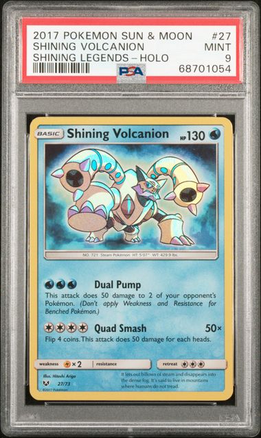 Shining Volcanion PSA 9