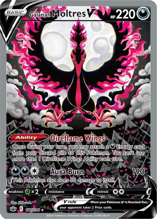 Galarian Moltres V 177/198 - NM