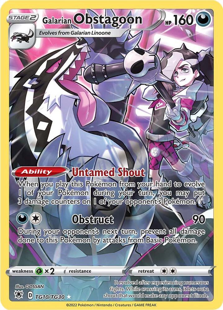 Galarian Obstagoon TG10/TG30 - NM