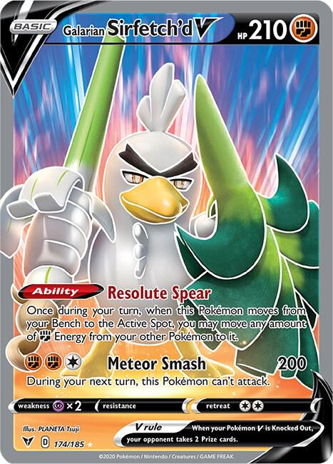 Galarian Sirfetch'd V 174/185 - NM