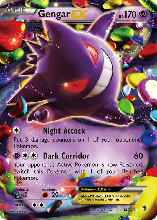 Gengar EX 34/119 - LP