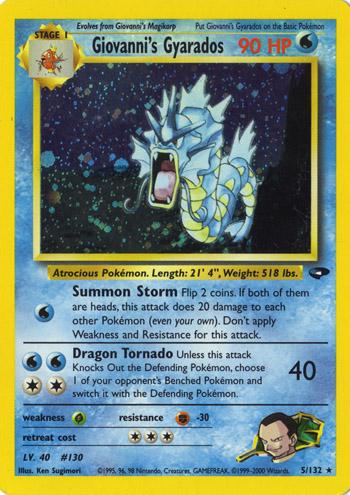 Giovanni's Gyarados (Holo) 5/132 - LP