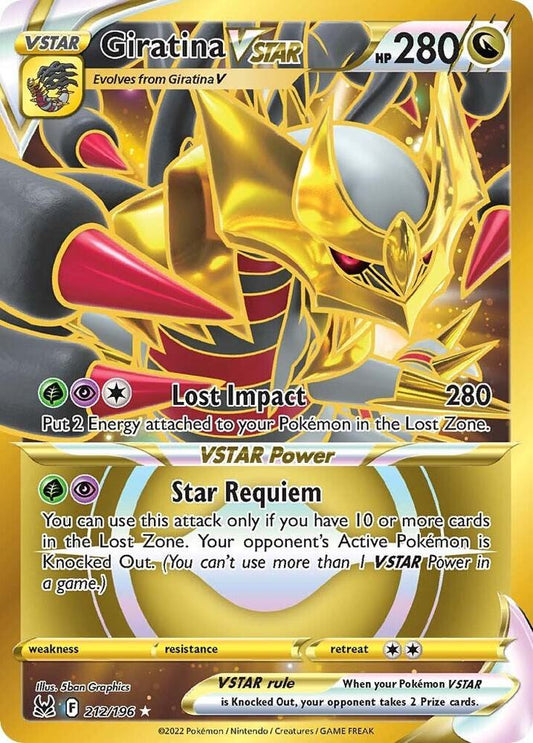 Giratina VSTAR 212/196 - NM