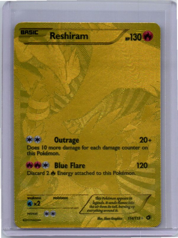 Reshiram (114 Full Art Secret Rare) (114/113) (LTR)