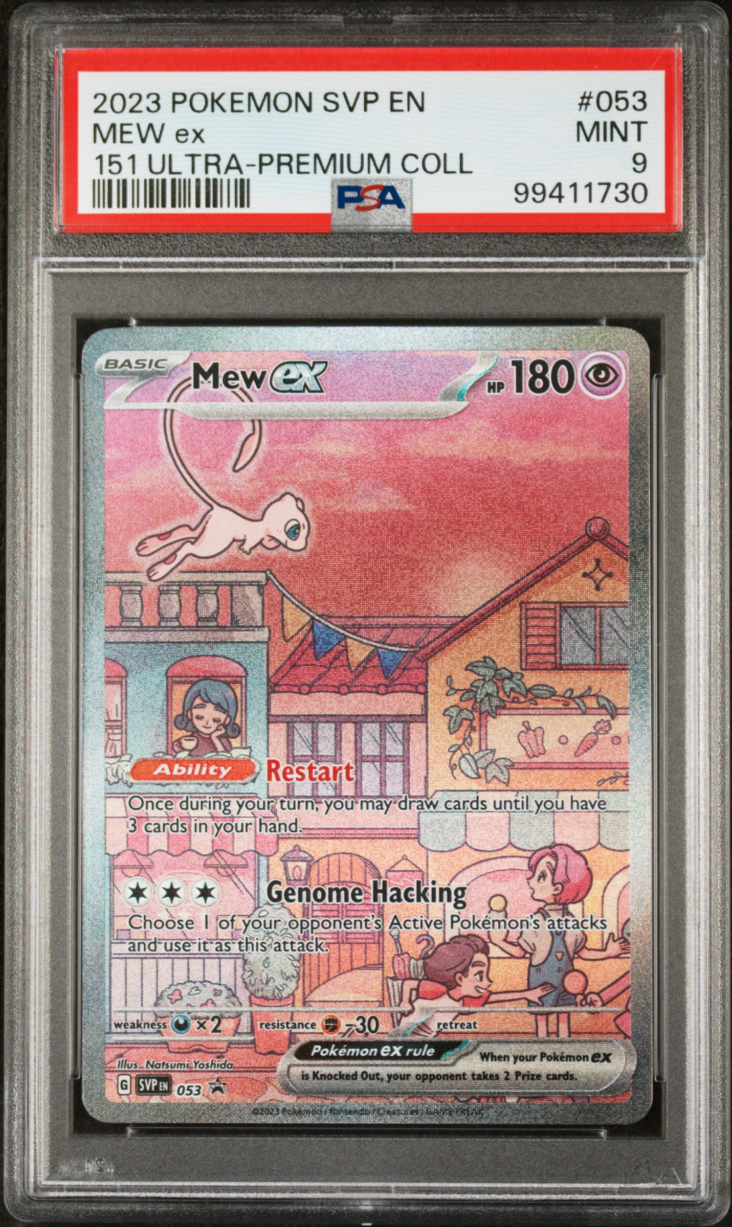 MEW ex 151 ULTRA-PREMIUM COLL 2023 POKEMON SVP EN-SV BLACK STAR PROMO PSA MINT 9