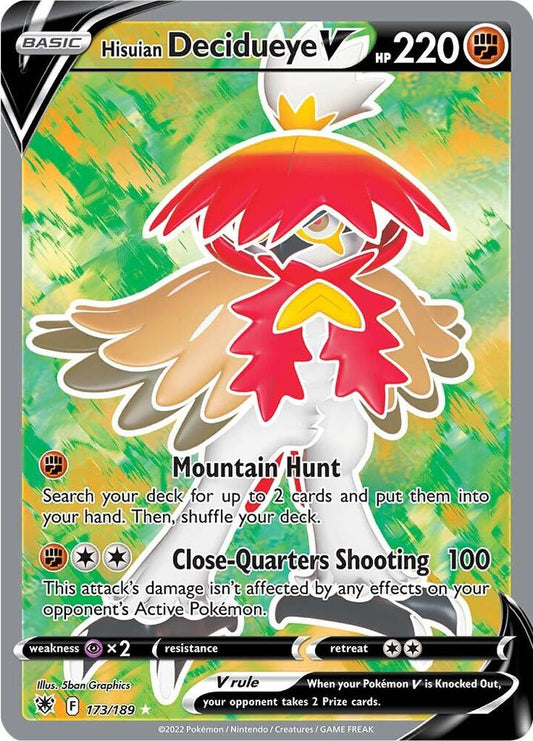 Hisuian Decidueye V 173/189 - NM