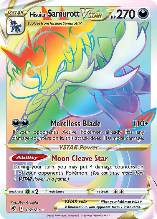 Hisuian Samurott VSTAR 197/189 - NM