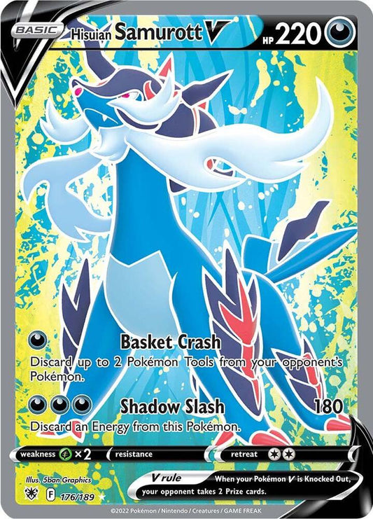 Hisuian Samurott V 176/189 - NM