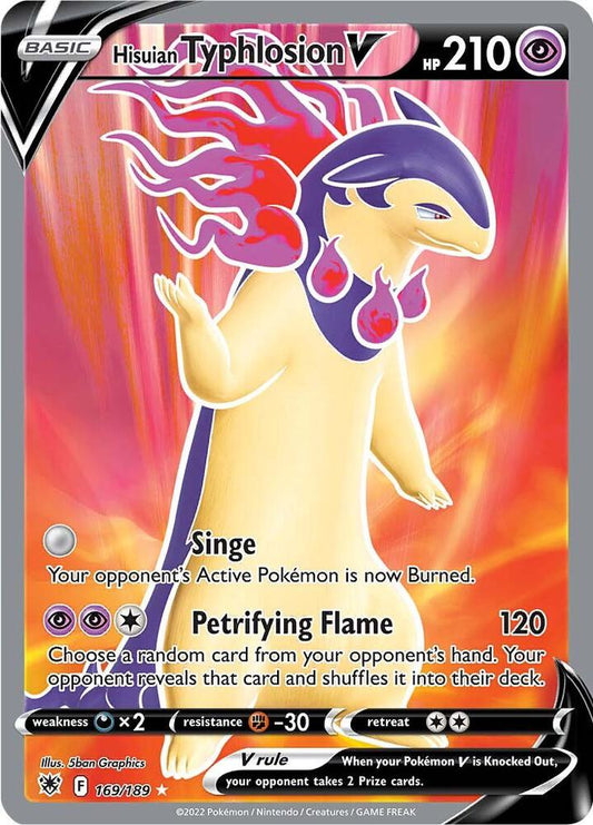 Hisuian Typhlosion V 169/189 - NM