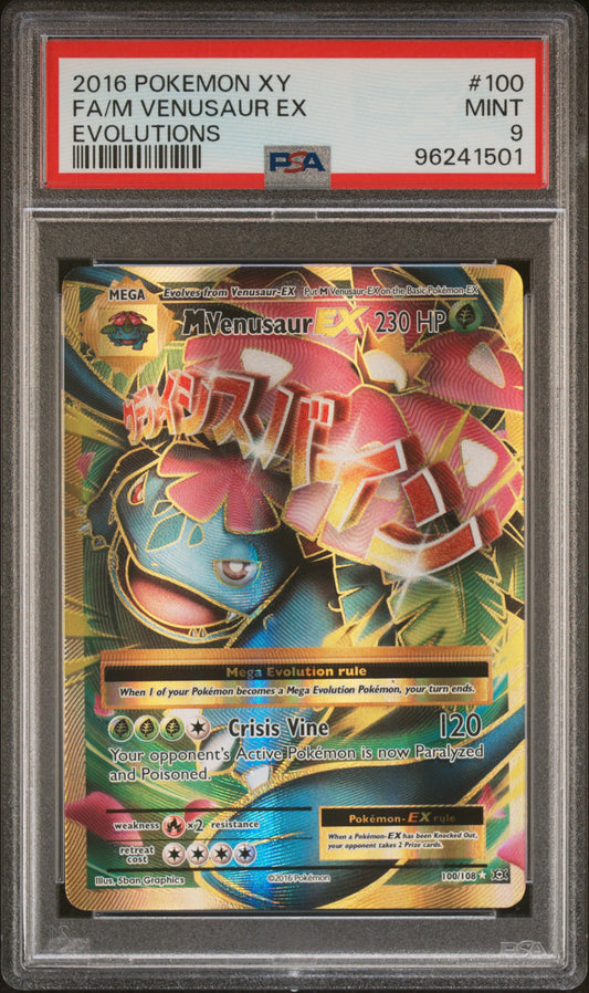 M Venusaur EX PSA 9