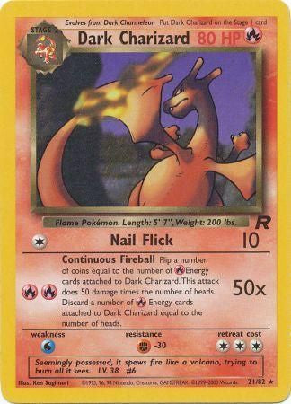 Dark Charizard 21/82 - LP