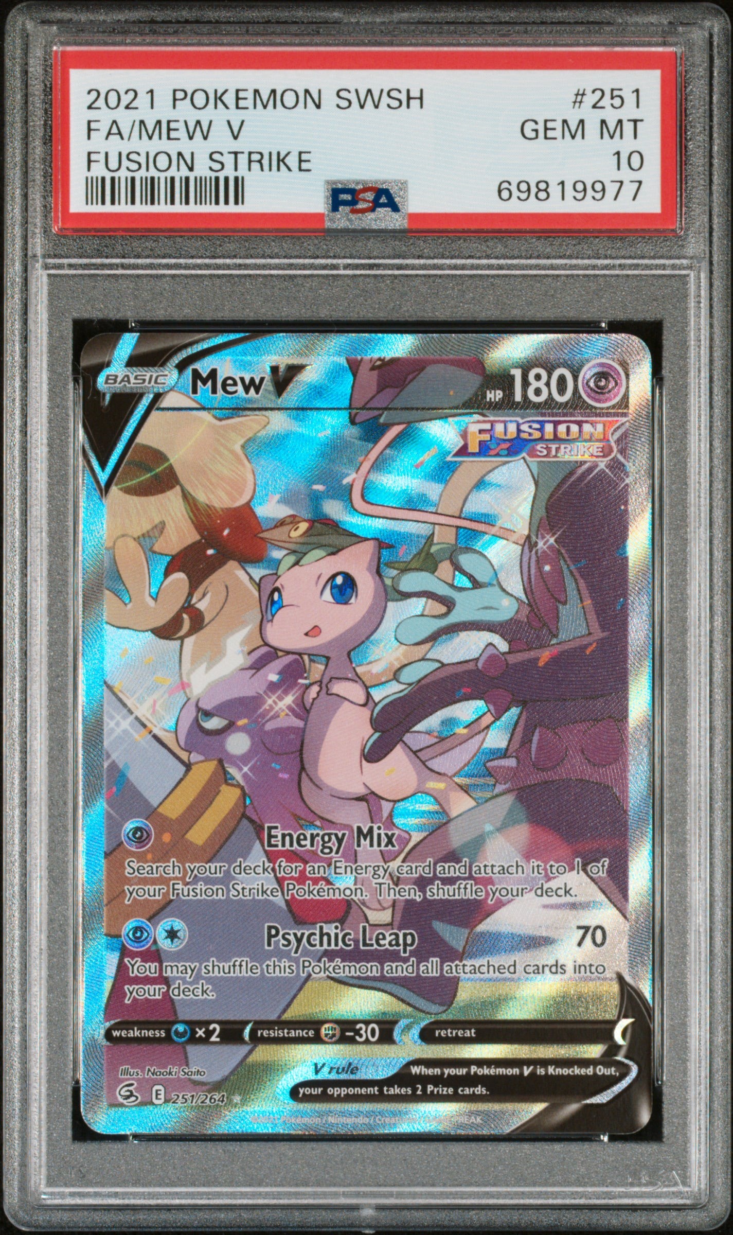 Mew V PSA 10