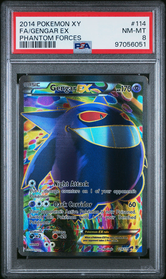 Gengar EX PSA 8