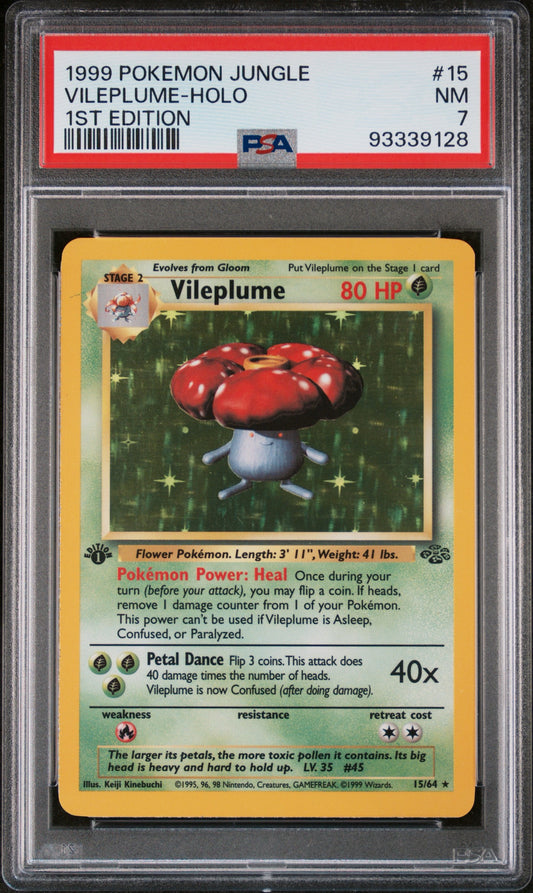Vileplume 1st Ed. PSA 7