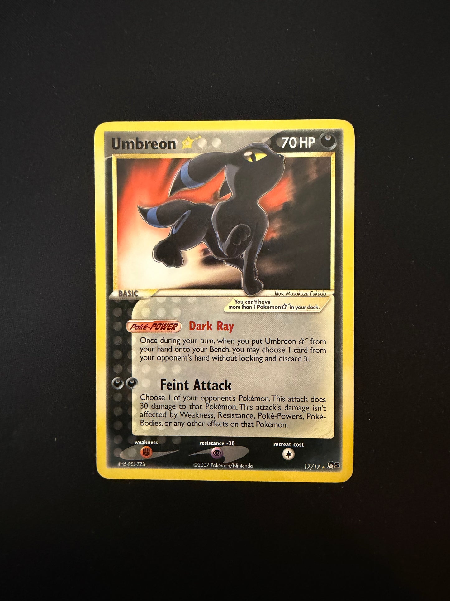 Umbreon Star (017/017) (POP)