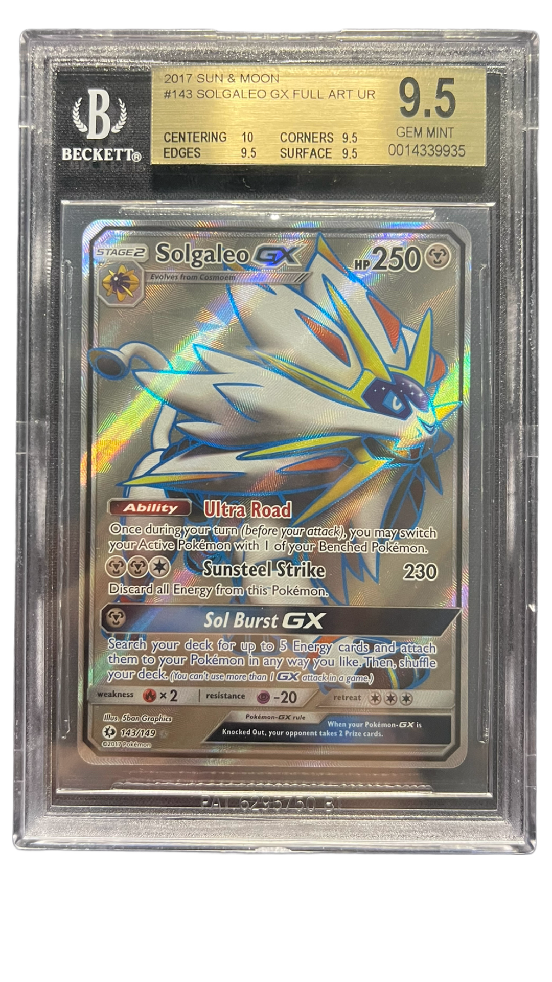 Solgaleo GX BGS 9.5