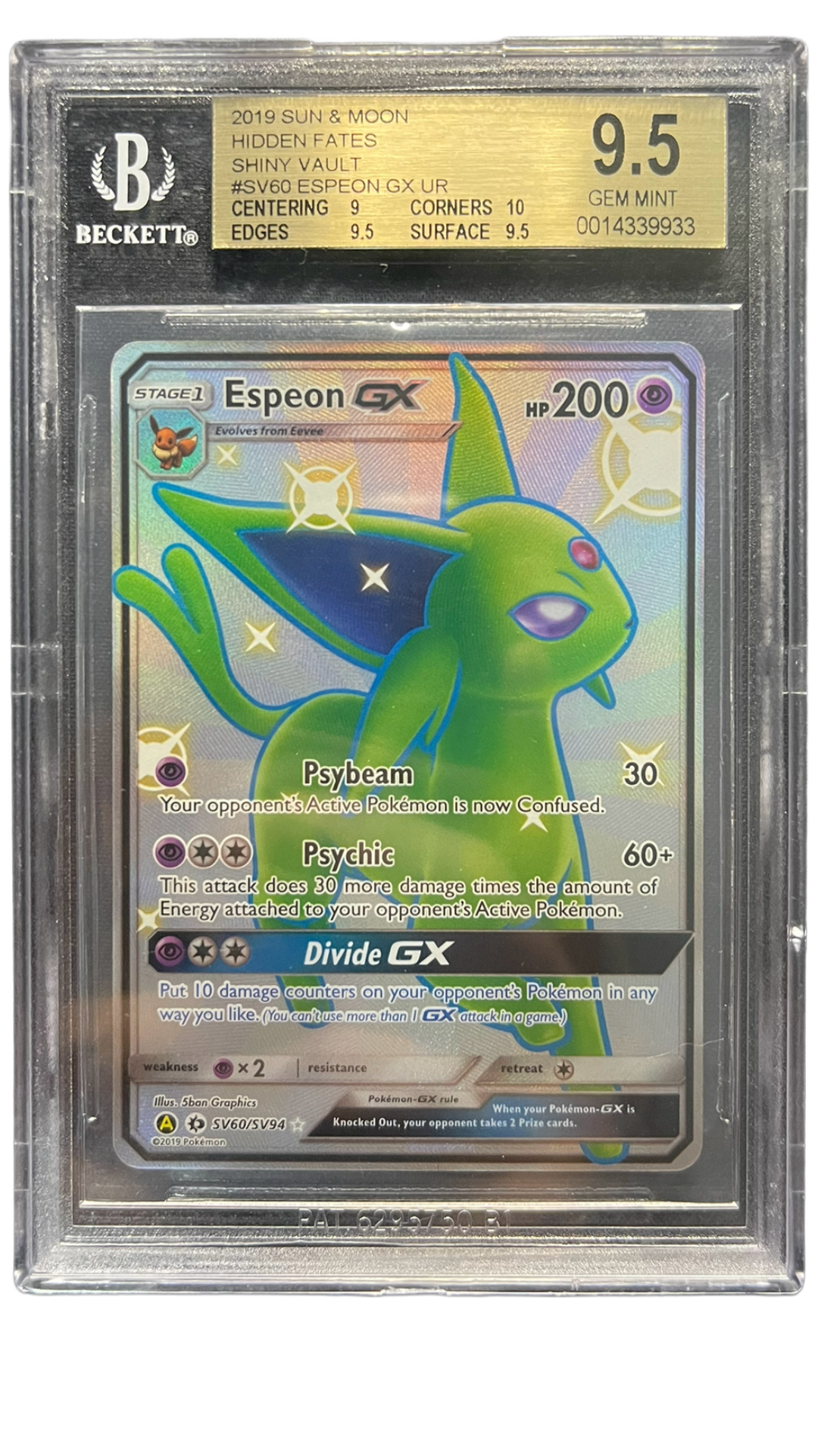 Espeon GX BGS 9.5