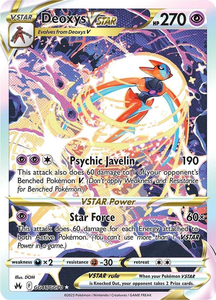 Deoxys VSTAR GG46/GG70 - NM