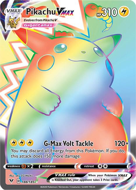 Pikachu VMAX 188/185 - NM