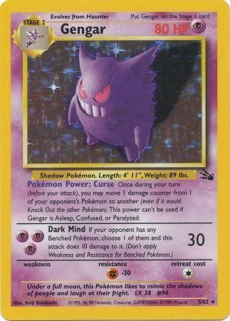 Gengar (Holo) 5/62 - LP