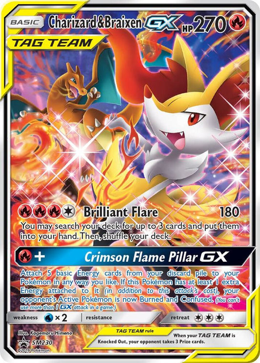 Charizard & Braixen GX SM230 - MP