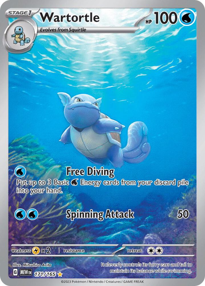 Wartortle 171/165 - NM