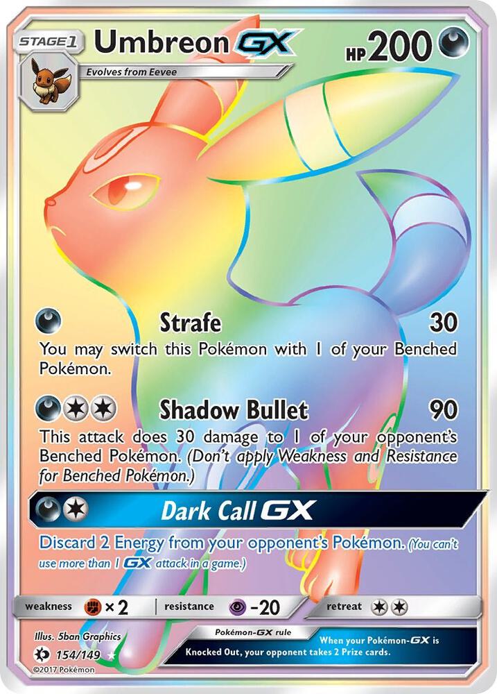 Umbreon GX 154/149 - NM