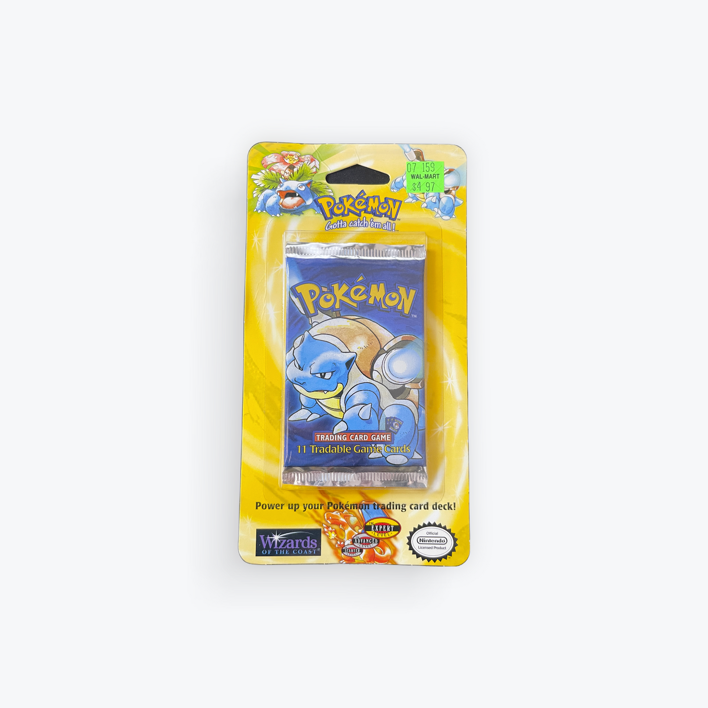 Base Set Potential Shadowless Blastoise Blister Pack