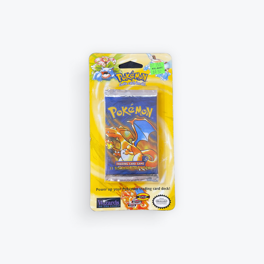 Base Set Potential Shadowless Charizard Blister Pack