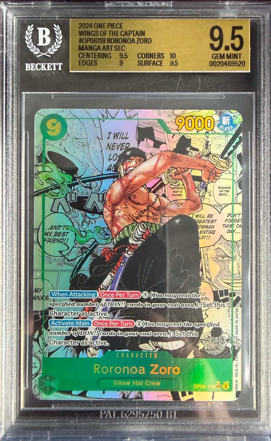 Roronoa Zoro Manga BGS 9.5