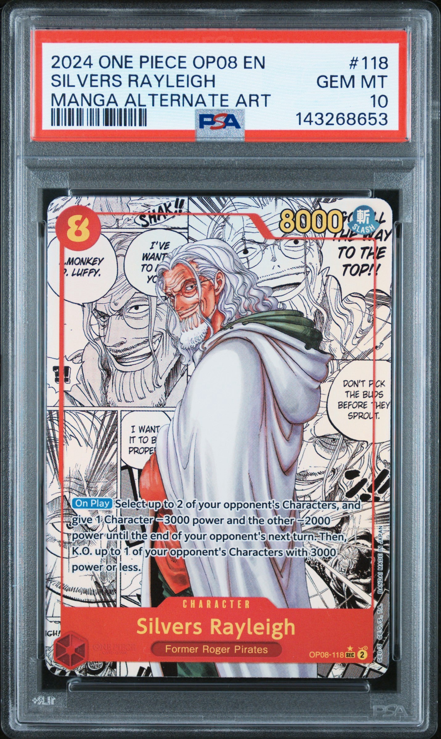 Silvers Rayleigh Manga PSA 10