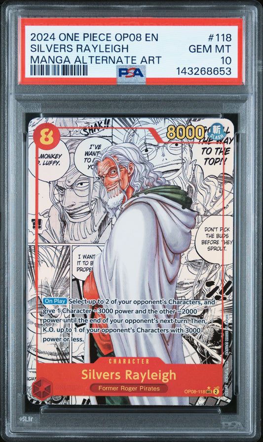 Silvers Rayleigh Manga PSA 10
