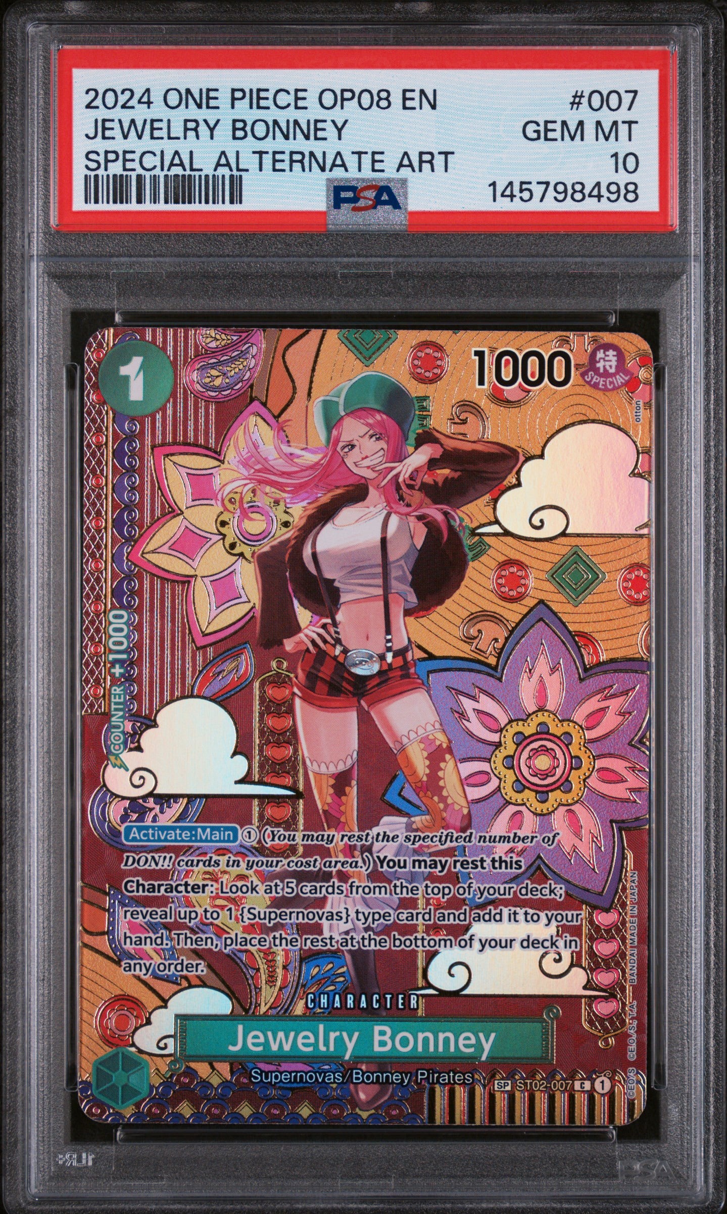 Jewelry Bonney SP PSA 10