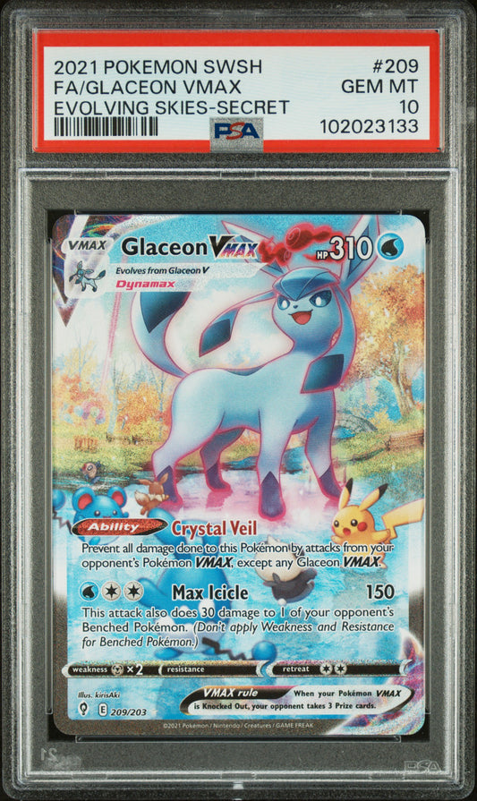Glaceon VMAX PSA 10