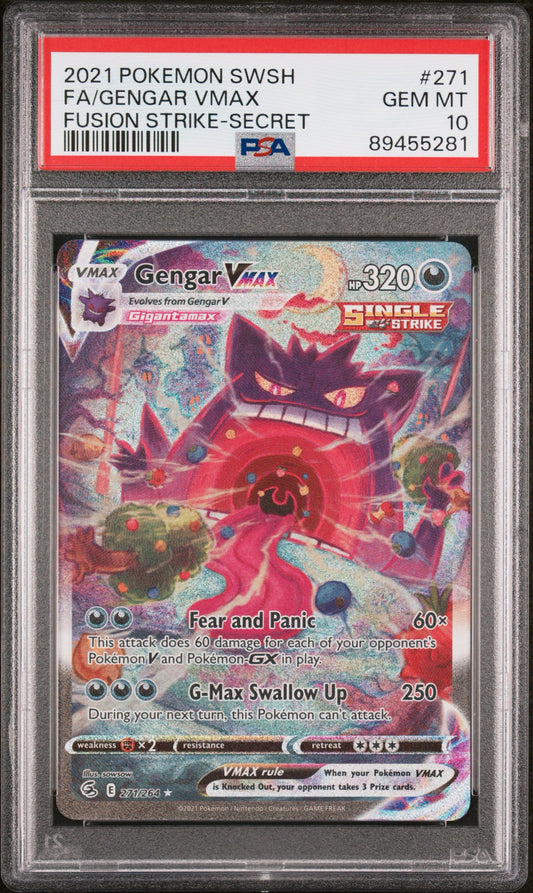 Gengar VMAX PSA 10