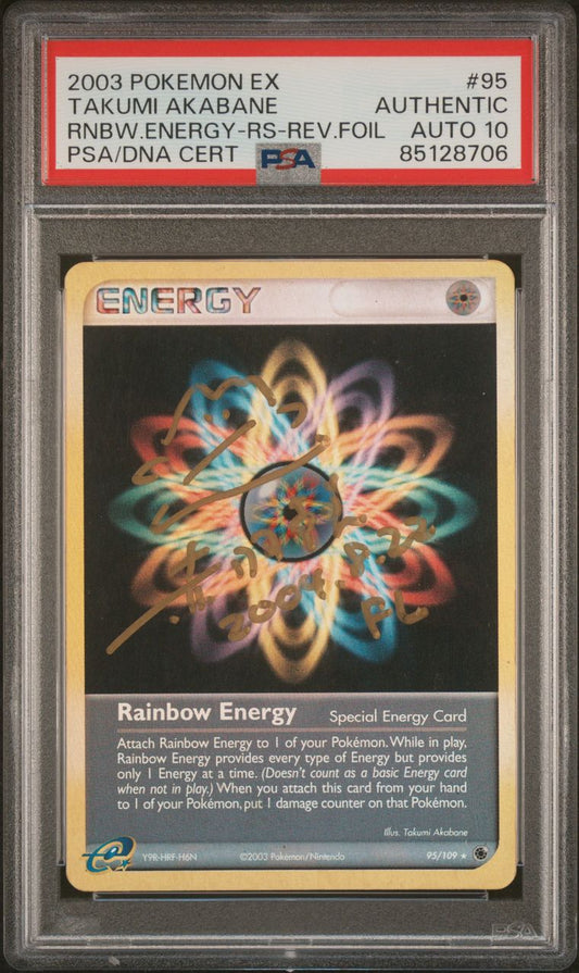 Energy Rainbow Takumi Akabane AUTO 10