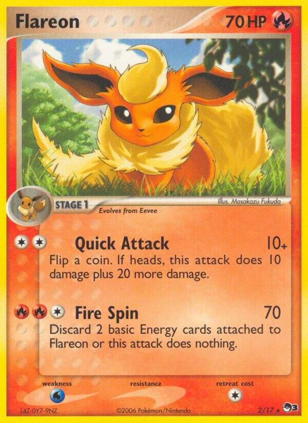 Flareon Pop Series (Holo) 2/17 - MP
