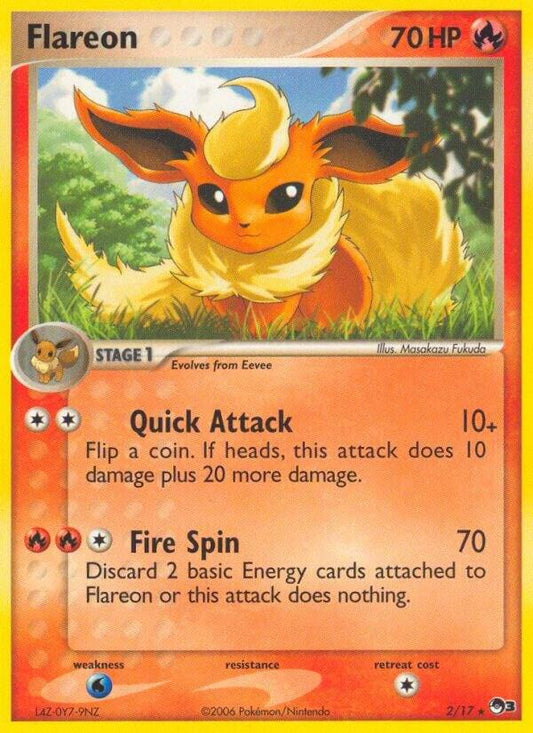 Flareon Pop Series (Holo) 2/17 - MP