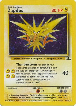 Zapdos (Holo) 15/62 - HP