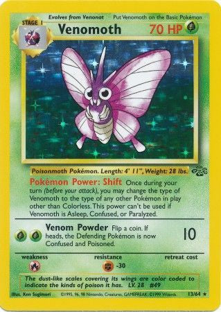 Venomoth (Holo) 13/64 - MP