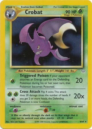Crobat (Holo) 4/64 - LP