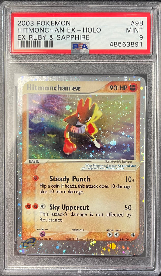 Hitmonchan EX PSA 9